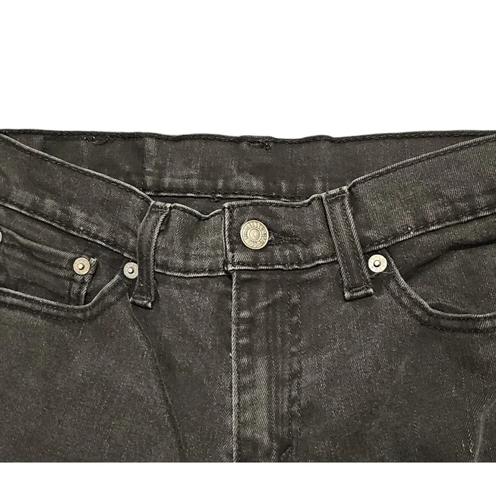Levis‎ Mens Black 511 Performance Slim Straight Stretch Denim Jeans Size 29x30